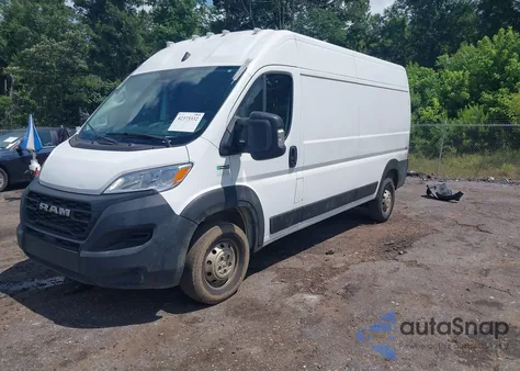 2023 Ram Promaster 2500 High Roof 159 Wb из США, поврежденный, VIN 3C6LRVDG8PE561028